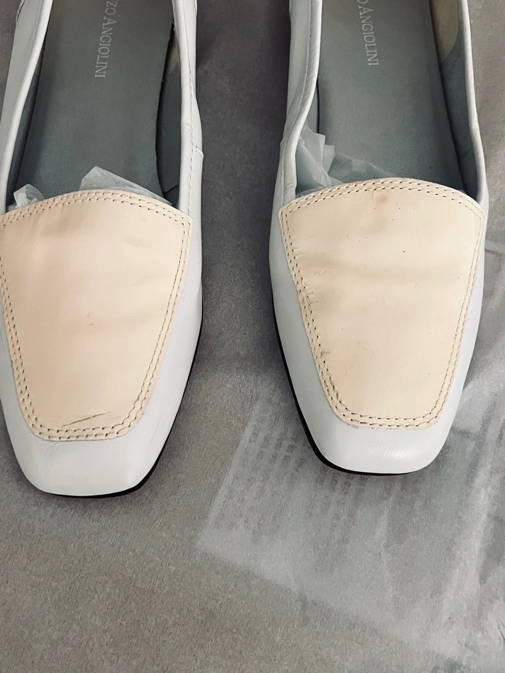 Enzo Angiolini Leather Spectator Loafer 9.5 - Picture 10 of 10